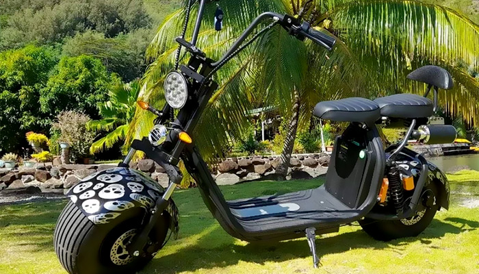 Location scooter électrique au Lagoon Dream à Moorea